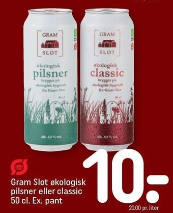 REMA 1000 Gram slot økologisk pilsner el. classic tilbud