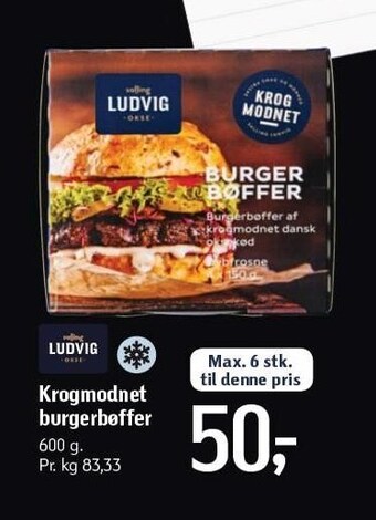 Føtex Krogmodnet burgerbøffer tilbud