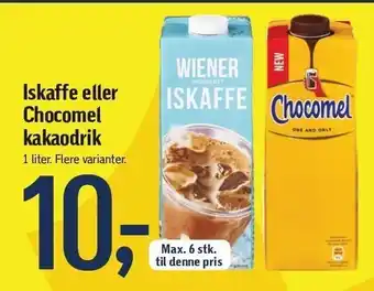 Føtex Iskaffe el. chocomel kakaodrik tilbud