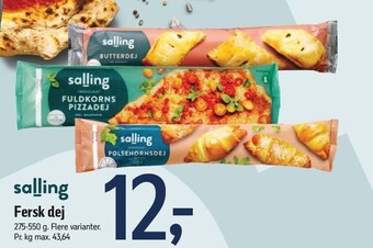 Føtex Salling fersk dej tilbud