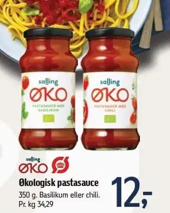 Føtex Salling øko pastasauce tilbud