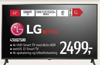 Føtex Lg 43 uhd smart tv tilbud