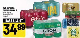 Løvbjerg Carlsberg El. Tuborg Specialøl tilbud