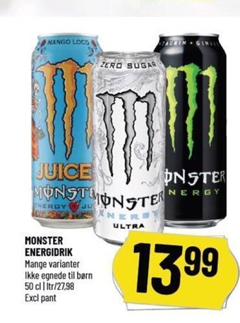 Løvbjerg Monster Energidrik tilbud