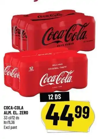 Løvbjerg Coca-Cola Alm. El. Zero tilbud