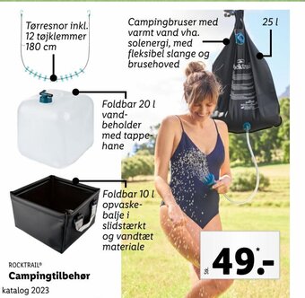 Lidl Rocktrail Campingtilbehør tilbud