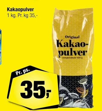 Kakaopulver