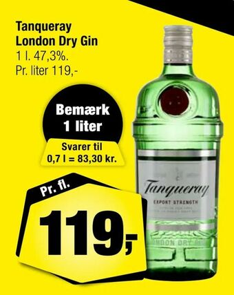 Calle Tanqueray London Dry Gin tilbud