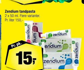 Calle Zendium tandpasta tilbud