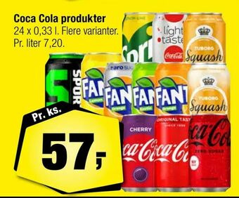 Calle Coca Cola produkter tilbud