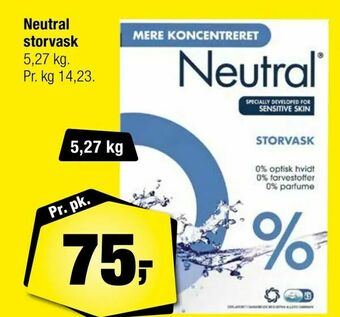 Calle Neutral storvask tilbud