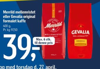 Føtex Mellemristet kaffe formalet tilbud