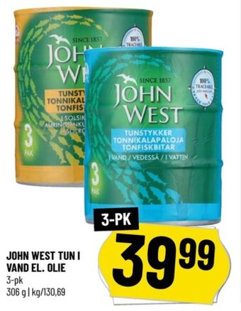 Løvbjerg John west tun tilbud