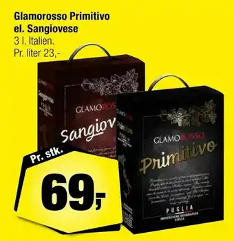 Glamorosso Primitivo el. Sangiovese