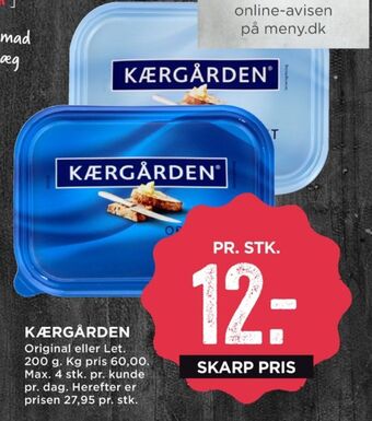 MENY Kærgården smørbar tilbud