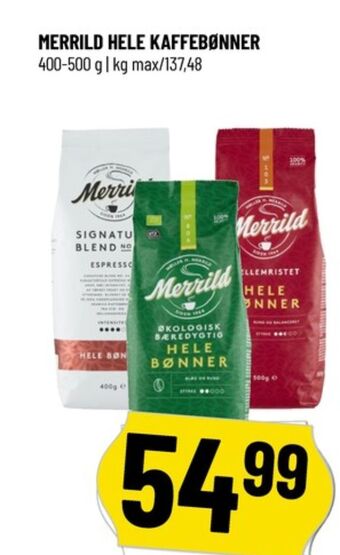 Løvbjerg Signature blend 64 kaffebønner tilbud