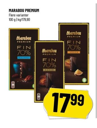 Løvbjerg Premium chokoladeplade fin 70% kakao tilbud