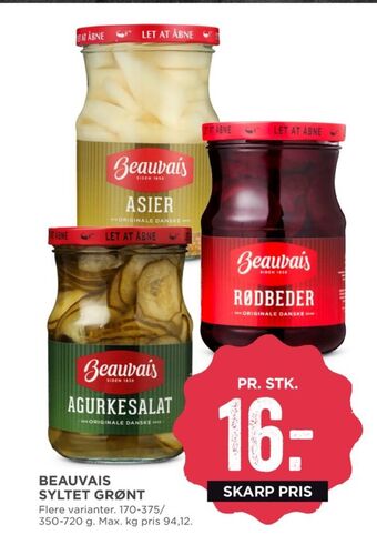 MENY Beauvais agurkesalat tilbud