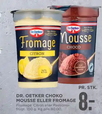 MENY Dr oetker chokolademousse tilbud