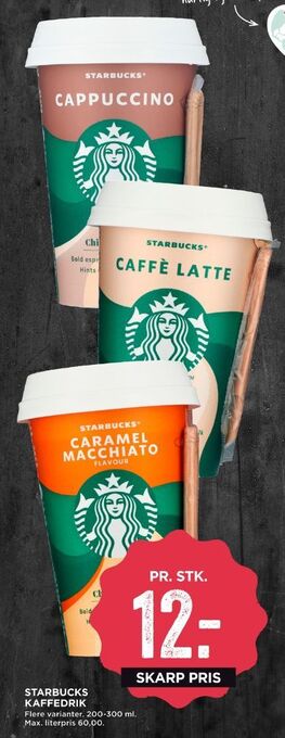 MENY Starbucks iskaffe tilbud