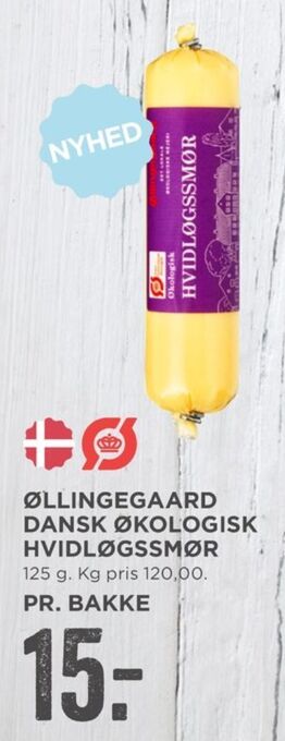 MENY Øllingegaard smør hvidløgssmør tilbud