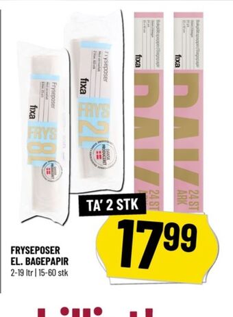 Løvbjerg Fixa bagepapir tilbud