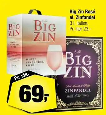 Big Zin Rosé el. Zinfandel