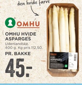 MENY Omhu asparges tilbud