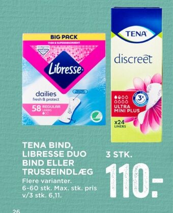MENY Libresse bind tilbud
