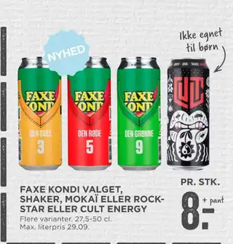 MENY Den gule 3 energidrik tilbud