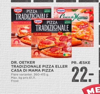MENY Tradizionale pizza tilbud