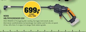 XL-BYG Worx professional højtryksrenser tilbud