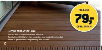 XL-BYG Ukendt terrassebrædder tilbud