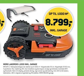 XL-BYG Landroid robotplæneklipper tilbud