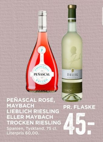 MENY Ukendt spansk rosevin tilbud