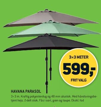 XL-BYG Ukendt parasol tilbud