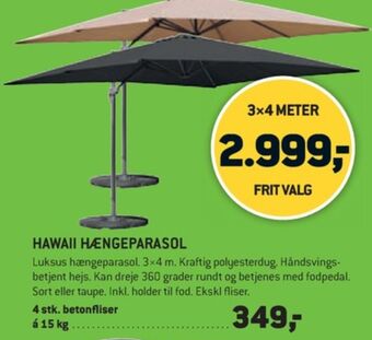 XL-BYG Ukendt parasol tilbud