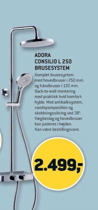 XL-BYG Adora brusestangsæt tilbud