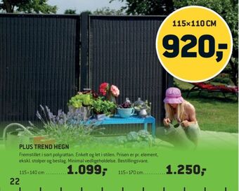 XL-BYG Plus havehegn tilbud