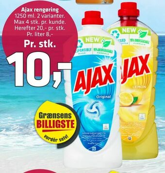 Fleggaard Ajax rengøring tilbud