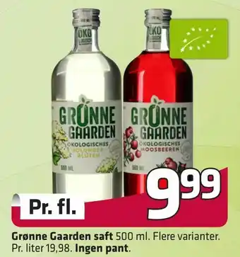 Grønne Gaarden saft Ingen