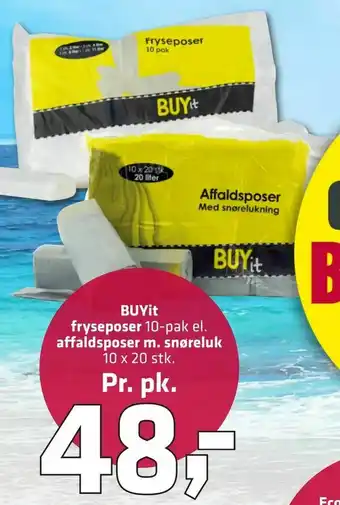 Fleggaard BUYit fryseposer, affaldsposer m. snøreluk tilbud