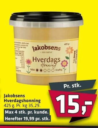 Fleggaard Jakobsens Hverdagshonning tilbud