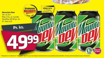 Fleggaard Mountain Dew tilbud