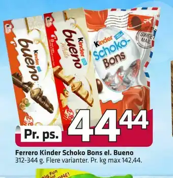 Fleggaard Ferrero Kinder Schoko Bons el. Bueno tilbud
