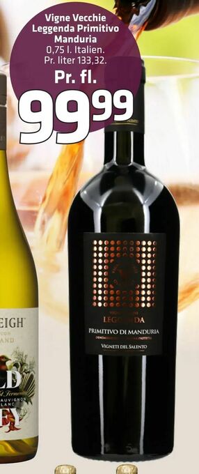 Vigne Vecchie Leggenda Primitivo Manduria