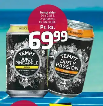 Fleggaard Tempt cider tilbud