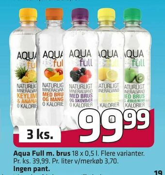 Fleggaard Aqua Full m. brus Ingen pant tilbud
