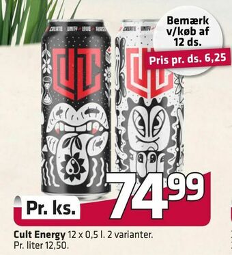 Fleggaard Cult Energy tilbud