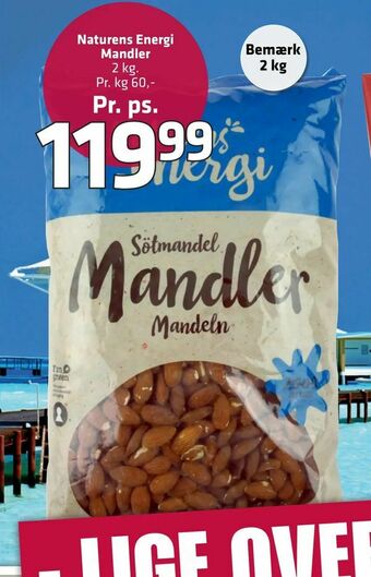 Fleggaard Naturens Energi Mandler tilbud